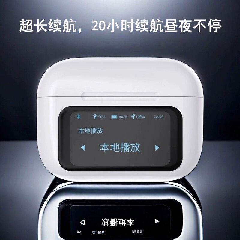 Huaqiangbei Bluetooth ヘッドセット人気の A9pro イヤホンワイヤレスノイズリダクションヘッドセットスマートタッチスクリーン超長バッテリー寿命|undefined