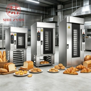 旋转热风炉5盘10盘15盘全自动烘焙烤炉 西饼房中央厨房燃气旋转炉