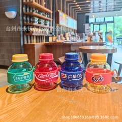 かわいい太った水筒超ミニ子供用コップ水飲料水筒式女性携帯転倒防止鉱泉コップ