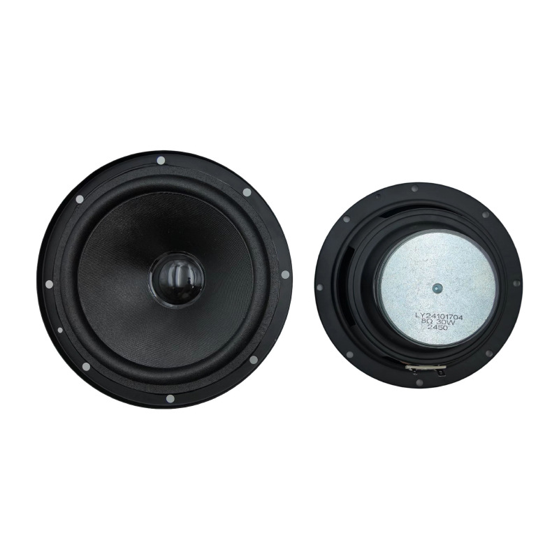 6.5 pulgadas 8omega 30W soporte de plegado positivo redondo lavabo de borde de tela de papel IPX5 impermeable fabricante de woofer medio magnético externo