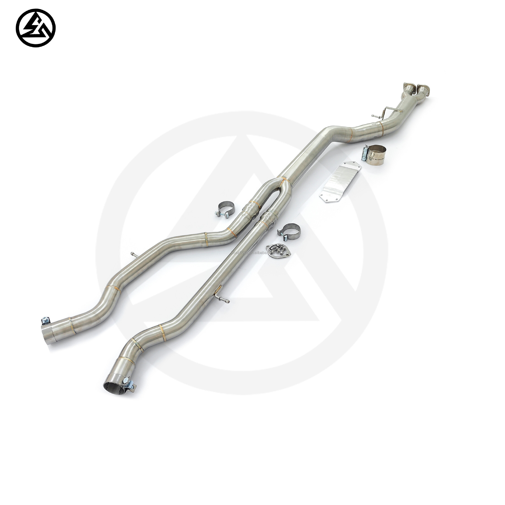 Suitable for BMW M2 M2C F87 M3 F80 M4 F82 3.0T stainless steel single mid-pipe exhaust system
