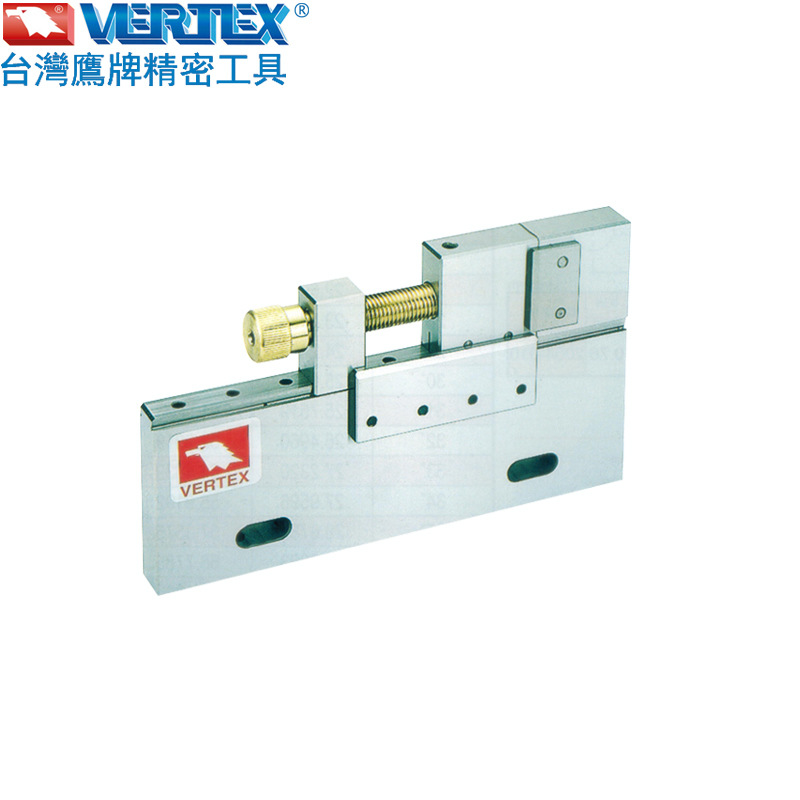 台湾鹰牌VERTEX4“线切割手动万力VSTV-100W夹具平口钳高精度批士