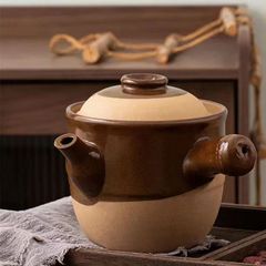 漢方薬の煎り鍋は漢方薬の家庭用の煮薬の粗い磁器の薬缶を煮て薬の壺の漢方薬の土鍋を煎じます。