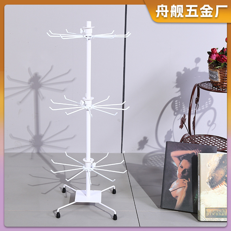 化妆品货架 台式小货架 旋转网架 旋转货架 旋转展示架 可拆