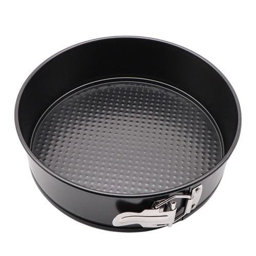 Circular locking pan set carbon steel cake mold 4/7/9 inches non-stick removable bottom chiffon cake pan baking mold