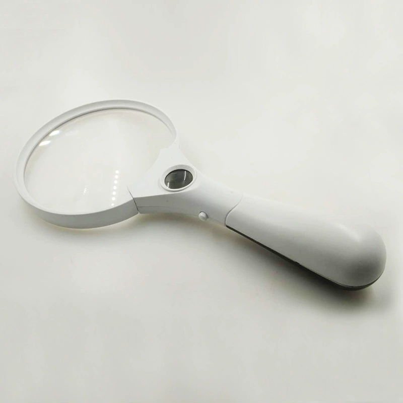 Ручной со светодиодной лампой HD Лупа 3 несколько акриловых линз пожилые дети чтение идентификации оптом