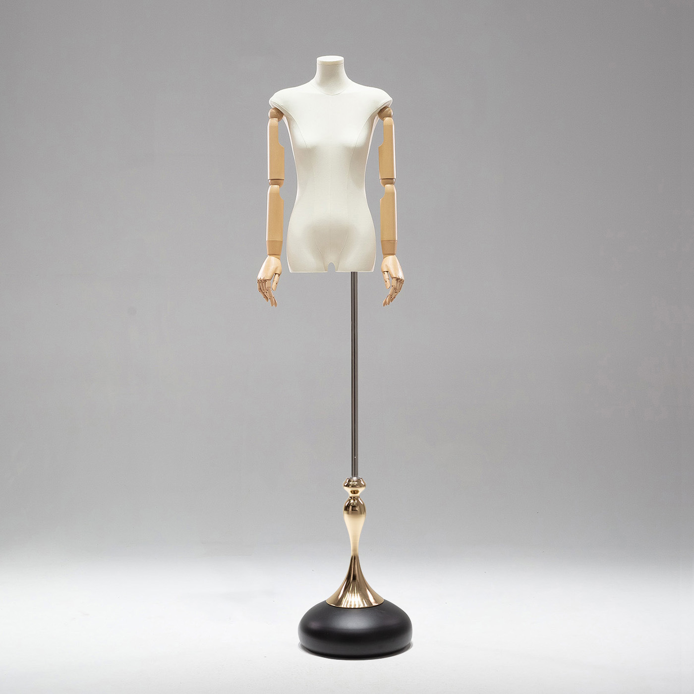 Modelo de accesorios tienda de ropa de mujer maniquí de gota de agua base ventana de pantalla de cuerpo de vestido de boda exhibición de cuerpo humano marco de modelo