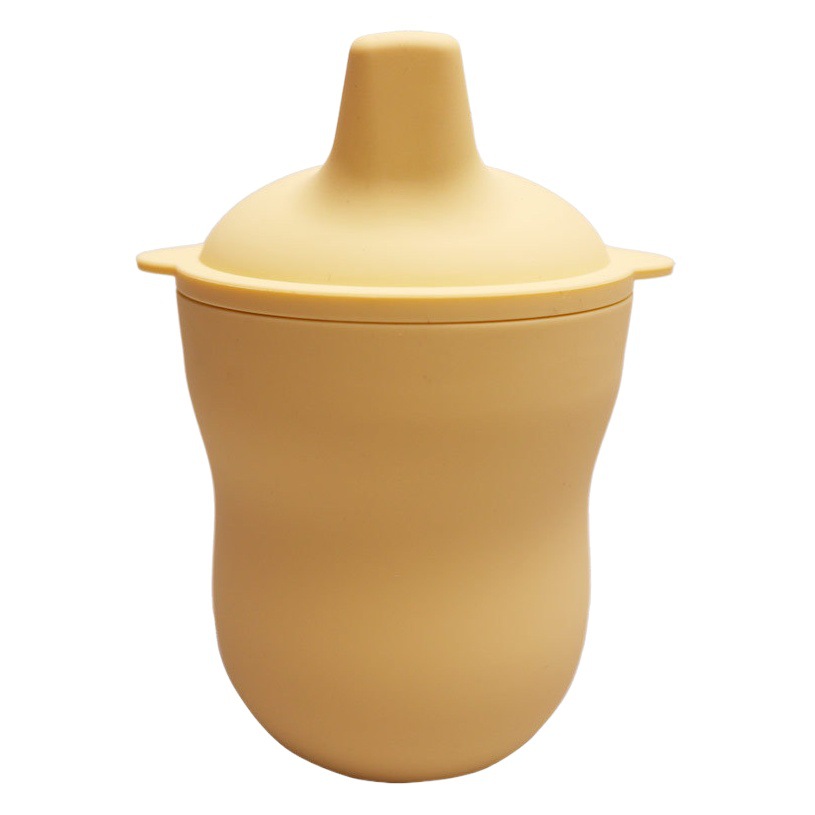 Adecuado para bebés mayores de 3 años de edad taza de bebida de silicona de grado alimenticio taza de bebida de silicona taza de dieta taza de bebida de aprendizaje ventas directas