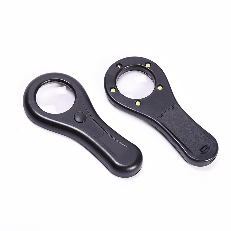 新款照明五灯放大镜 LED便携式放大镜 厂家直供