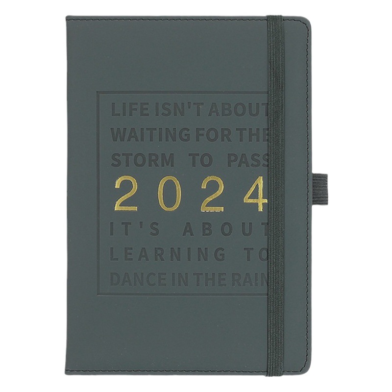 Plan transfronterizo exclusivo para 2025 Versión en inglés Libro de horarios a5 Cuaderno Libro de calendario de superficie dura Manual de eficiencia