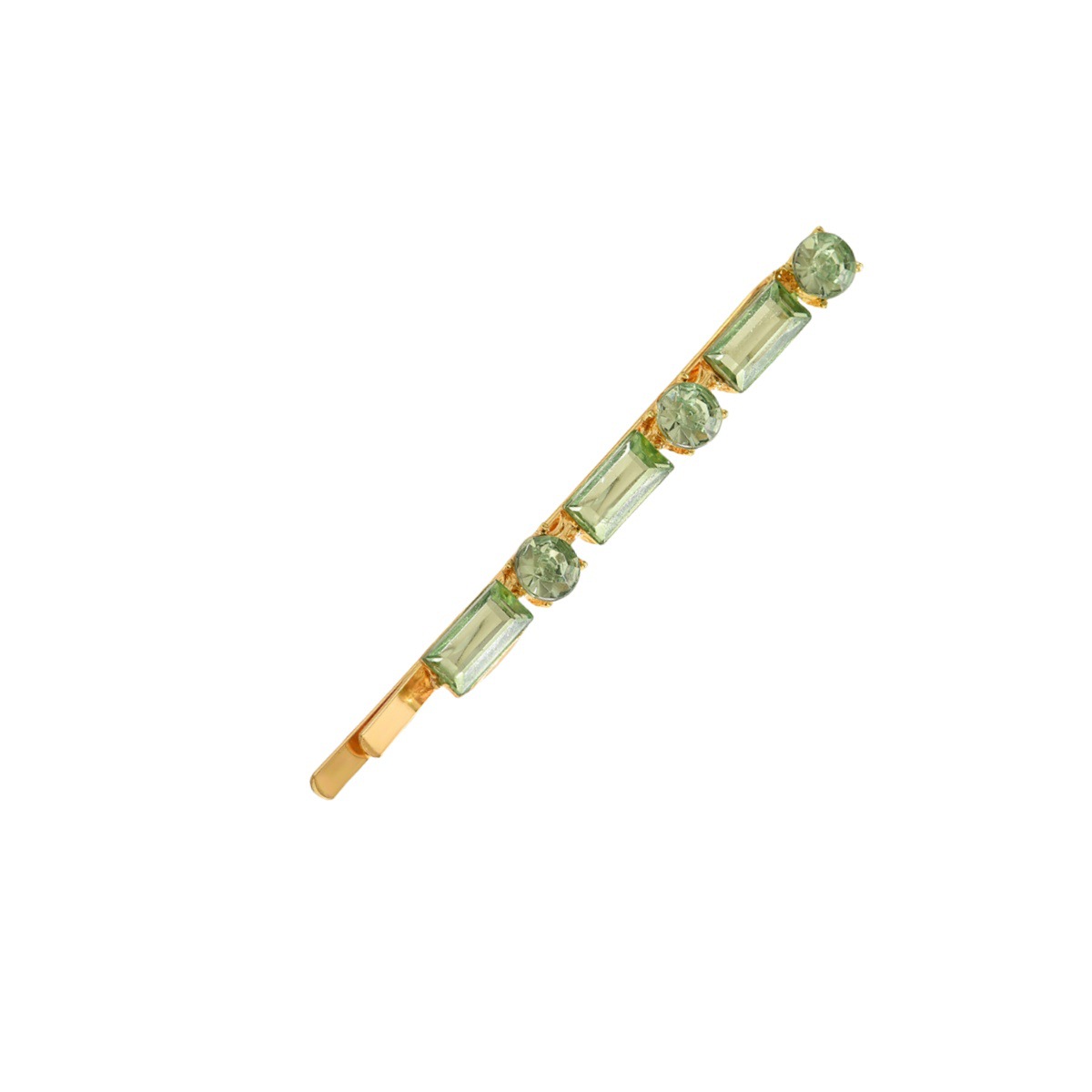 Fábrica directa de joyerías transfronterizas europeas y estadounidenses Aliexpress simple moda multicolor diamante clip de cabello de mujer clip de borde