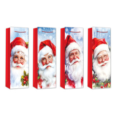 クリスマスギフトバッグクリスマスコート紙袋赤ワインバッグワインボトルバッグクリスマスクロスボーダー家庭用品卸売