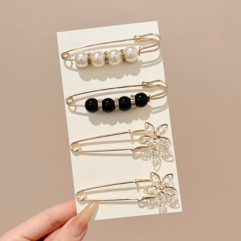 Falda, artefacto de cintura, hebilla de broche anti-luz, alfileres de perlas, pantalones de ropa fijos, cintura gorda, cintura grande, botones pequeños