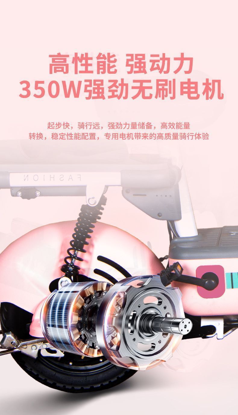 Foreign Trade Export 48V Cross-Border Electric Vehicle Manufacturer Supply Small Adult Electric Bicycle Factory Wholesale Transportation