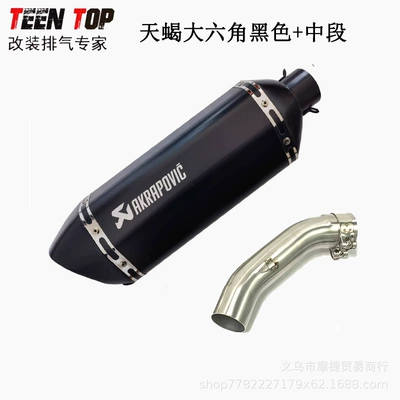 Exhaust manifold, Ktm390Adv 250Adv Modified Exhaust - package-7