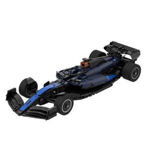 Building Blocks Cross-Border Moc-201197 1/8 Scale Fw46 Racing Building Block Set 3352 Particle Number