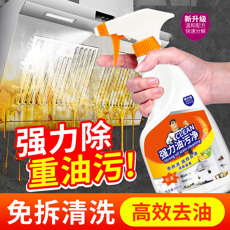 Yirou Oil Stain Cleaner Kitchen Range Hood Heavy Oil Stain Cleaner Descaling and Decontamination Foam Manufacturer Quantity Batch