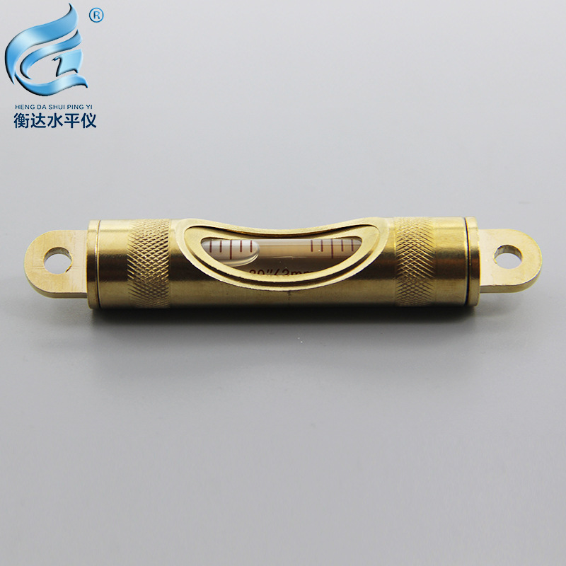 条式水平仪水平气泡水准泡纯铜水平尺水准器条形高精度水平泡珠