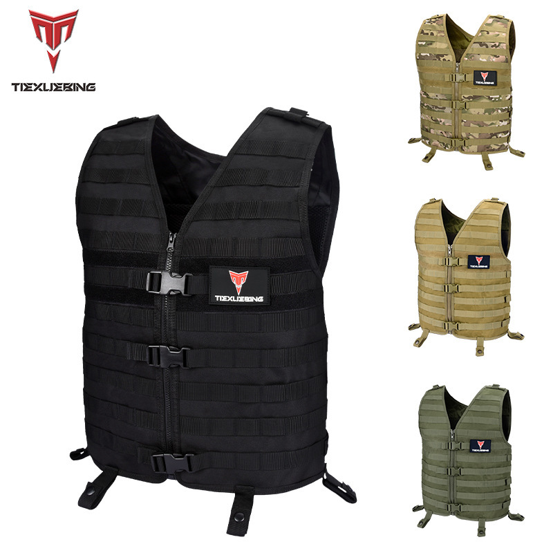 Cross-Border Hot-Selling Outdoor Camouflage Tactical Vest Multi-Functional Field Tactical Vest Real-Life Cs Sports Tactical Equipment