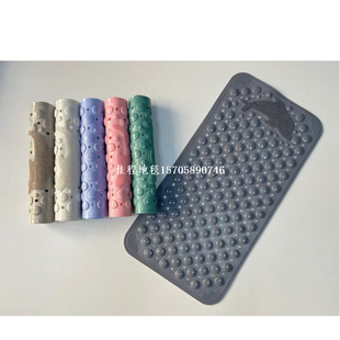 Western European Cross-Border Dolphin Plastic Bathroom Floor Mat Pvc Anti-Slip Mat Bathroom Water-Proof Foot Mat Bath Seat Pad Export