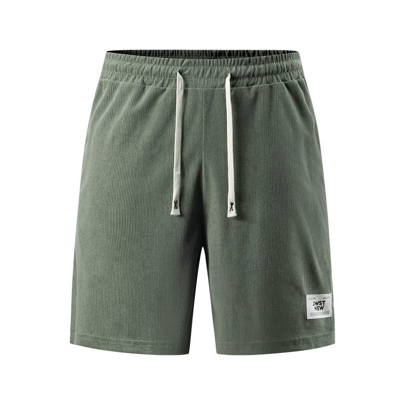 Pantalones europeos de primavera y otoño transfronterizos pantalones deportivos relajados de gran tamaño pantalones deportivos casuales de moda juvenil con cinco puntos fuera