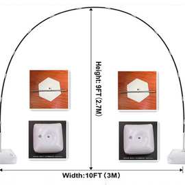 婚礼婚庆气球拱门 注水水袋底座 开业活动庆典可折叠拆卸拱门架子
