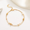 Fashionable beach ankle bracelet from pearl, suitable for import, European style, boho style