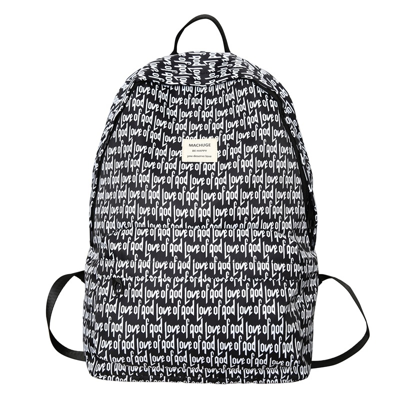 2024 Mochila impresa de moda, estudiantes de secundaria y preparatoria, viaje de clase, mochila escolar de gran capacidad, mochila de viaje al por mayor