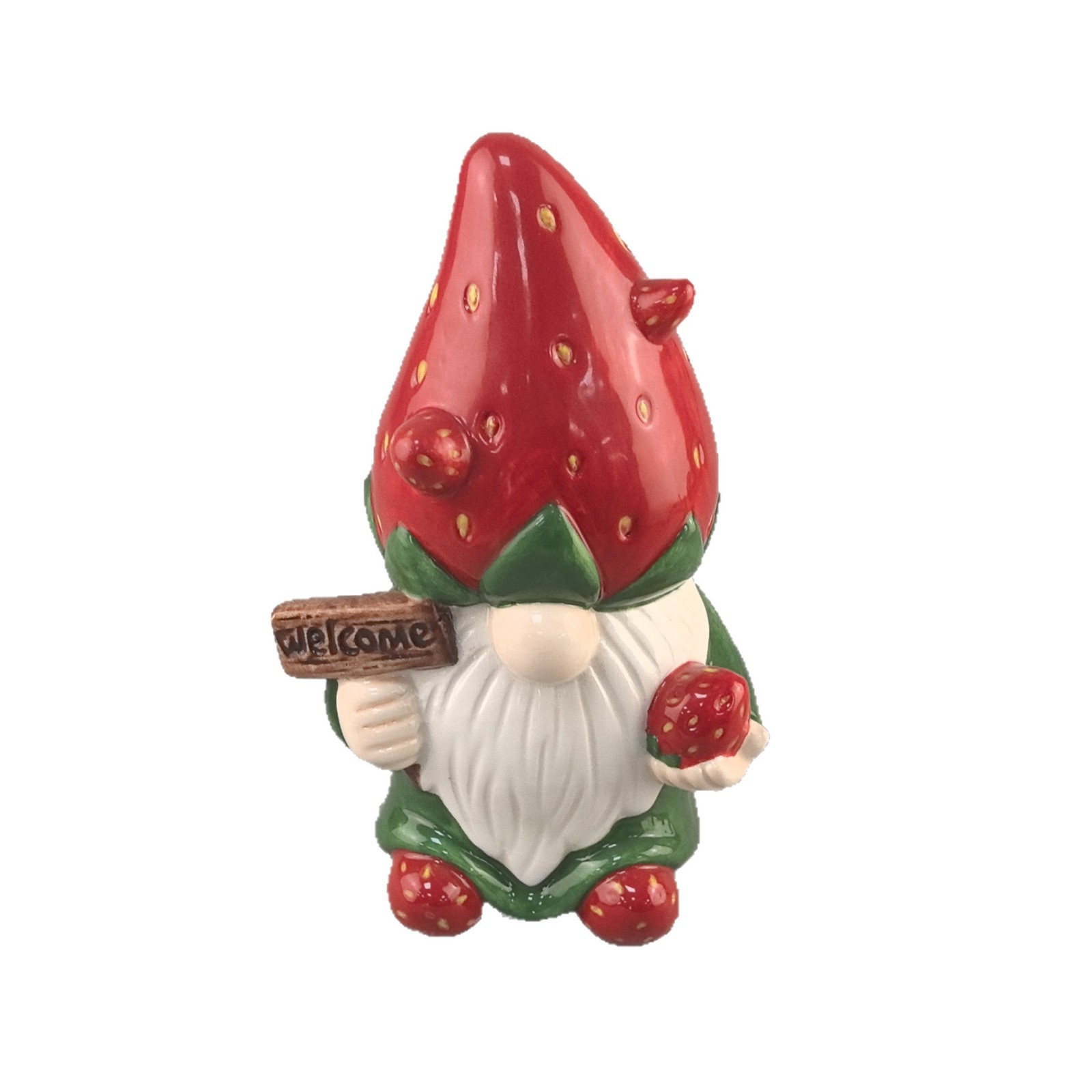 Navidad transfronteriza creativa fresas de Navidad dibujos animados de gran tamaño decoración de escritorio artesanía regalos decoración para el hogar