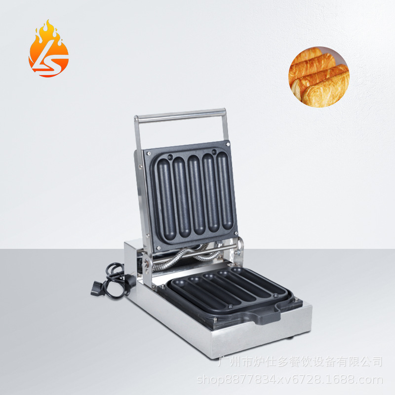 商用牛奶棒机丹麦五格奶棒法式玛芬机电热双头五格香酥牛奶棒机器