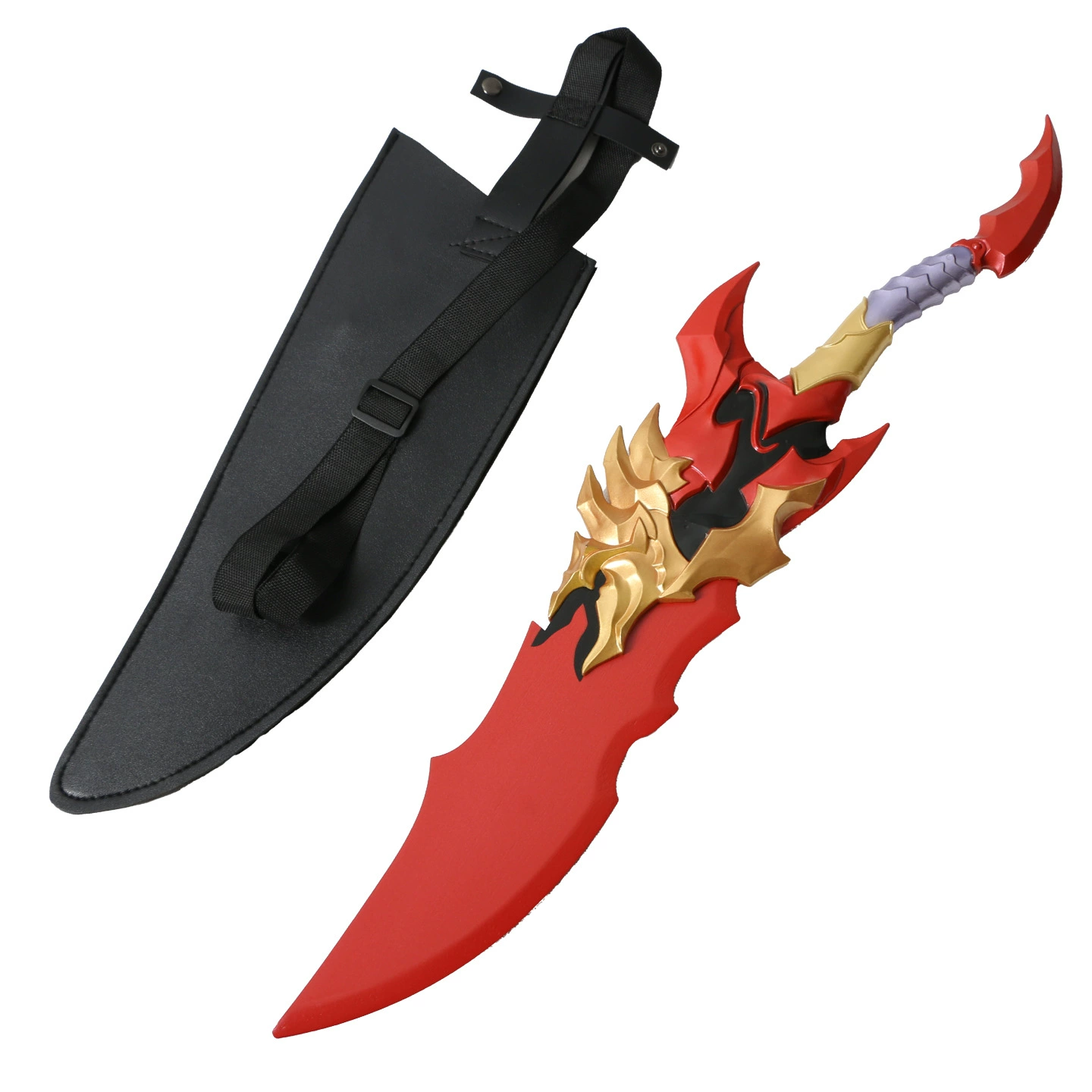Демонический клинок Драконовый зуб кинжал. Я сам улучшил Kamish Wrath Dagger Wooden 1:1 Model Prop Weapon.