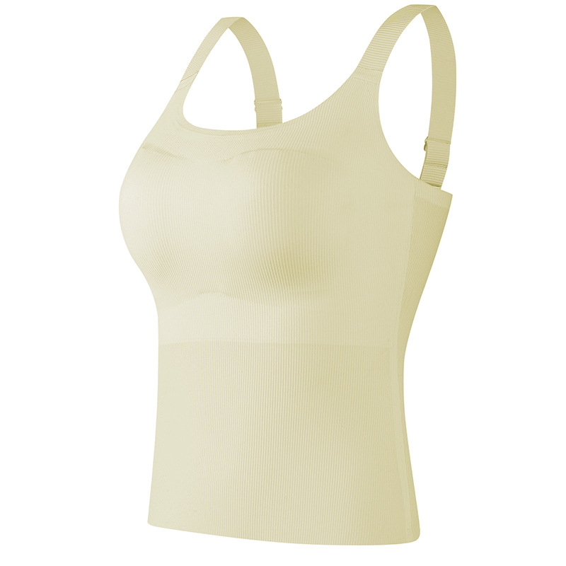 노란색 넓은 어깨끈