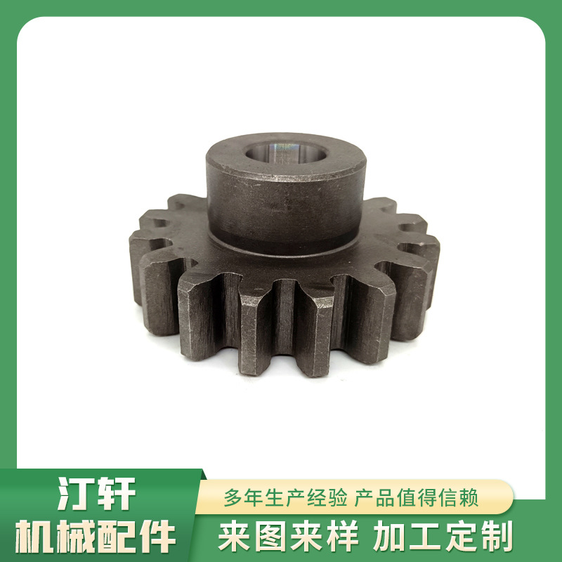 生产铡草机4.5模16齿轮 斜齿轮 工业齿轮 链轮 圆柱斜齿轮