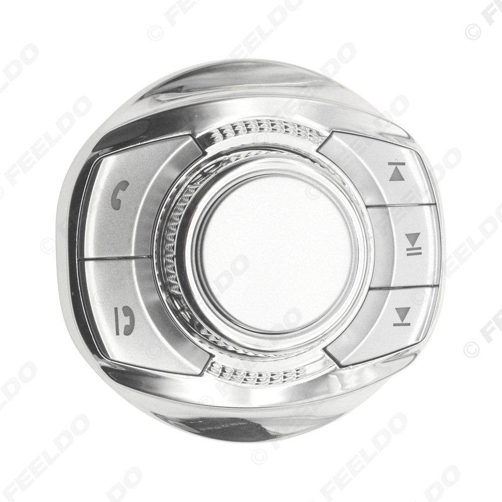 Coche universal control cuadrado inalámbrico 8-clave en forma de copa control del volante del coche clave controlador de volante inalámbrico