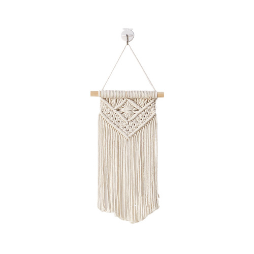 Handwoven Bohemian woven tapestry long tassel wall hanging home decoration wall cotton rope Nordic style tapestry