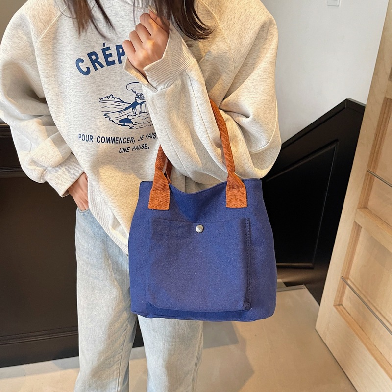 Bolsa de lona para mujeres invierno 2024 bolso de hombro bolso de mano de gran capacidad bolso japonés bolso de mujer bolso de ocio