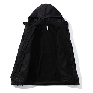 Куртка Ru-Meng Outdoor три-в-одном с капюшоном, мужская осенне-зимняя парная функциональная куртка-комбинезон на молнии