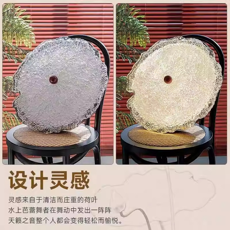 金箔蓮の葉フレンチ中世寝室の天井ランプライト高級レトロリビングルーム書斎寝室の天井ランプ中山照明|undefined