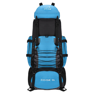 Travel Backpack Men's Outdoor Mountaineering Bag 90L Travel Luggage Bag Hiking Camping Export Factory Waterproof Mountaineering Bag