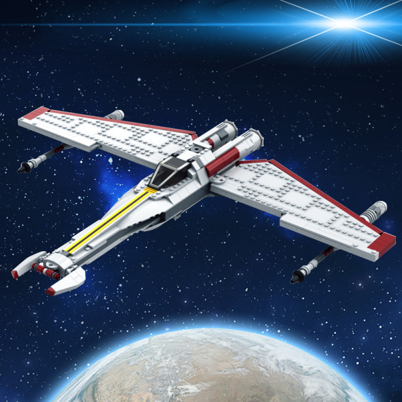 MOC-47427-Republican Striker-Class Starfighter Model Small Particle Children's Educational Building Blocks MOC-47427-Republican Striker-Class Starfighter Model Small Particle Children's Educational Building Blocks