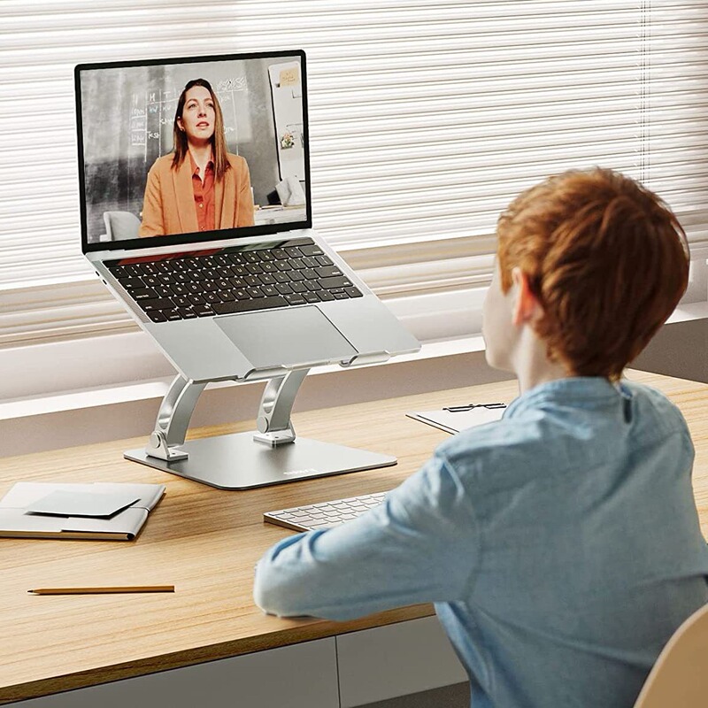 Amazon's Popular Computer Stand, Desktop Rotating Lifting Cooling Rack, Suspended Height-Increasing Office Laptop Stand Amazon's Popular Computer Stand, Desktop Rotating Lifting Cooling Rack, Suspended Height-Increasing Office Laptop Stand