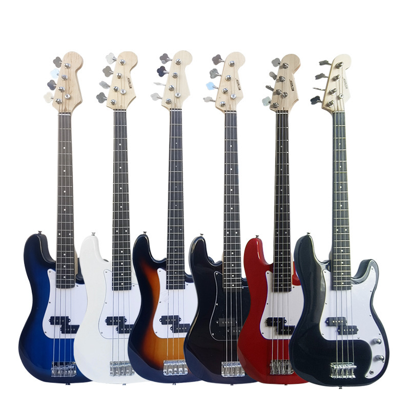 Cross-border Hot Sale Direct Camp; ELECTRIC BASS Wholesale Bass Guitar P Bass Electric P Bass Set