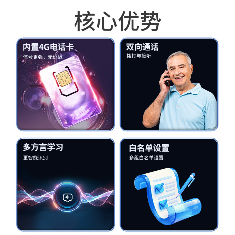 NB4G老人sosワンキー緊急警報器433は、ベッドの上のロープベルを呼び出して老人ホームの家庭を呼び出す|undefined