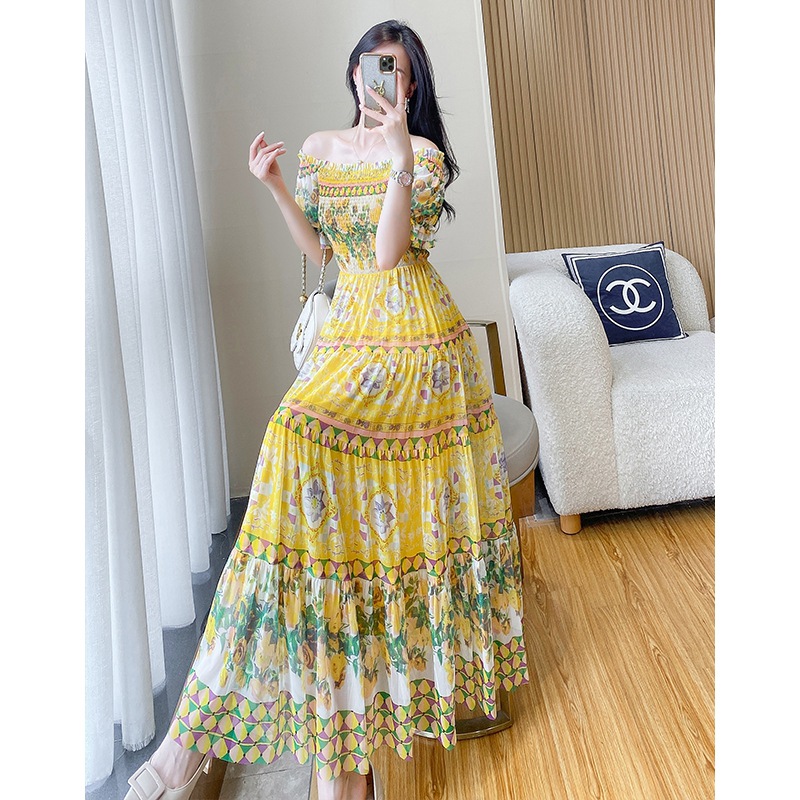 C2786 1300K VÁY ĐẦM LIỀN THÂN DÁNG DÀI NỮ DONTDHI SEXY GỢI CẢM SEXY LƯỚI MỎNG MÙA HÈ HỌA TIẾT HOA THỜI TRANG NỮ VẢI VOAN G04 SẢN PHẨM MỚI