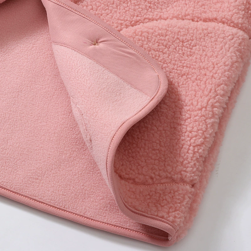 Children's velvet warm jacket, family style, for teenagers