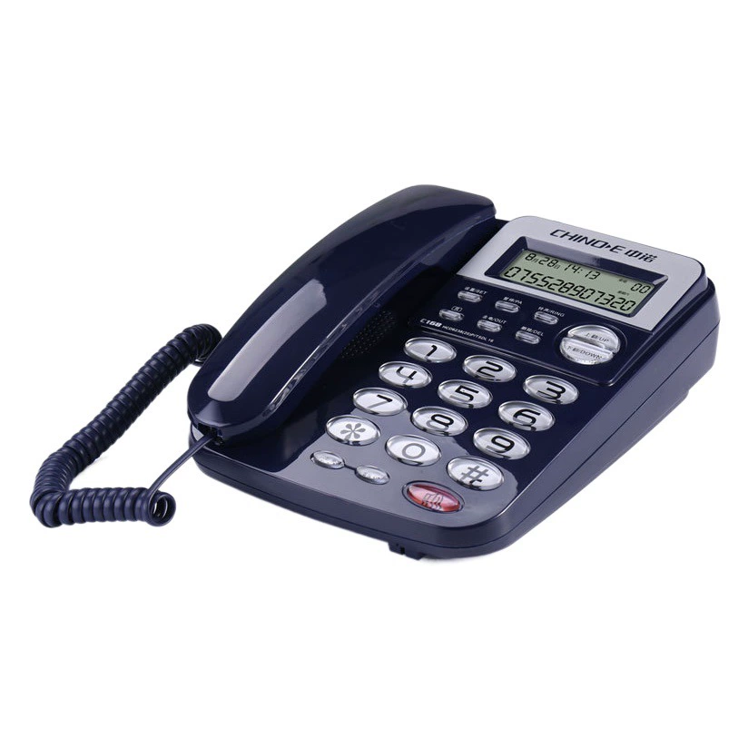 Проводной стационарный телефон Zhongnuo C168 для дома, офиса и бизнеса, безбатарейный телефон для фиксированной связи