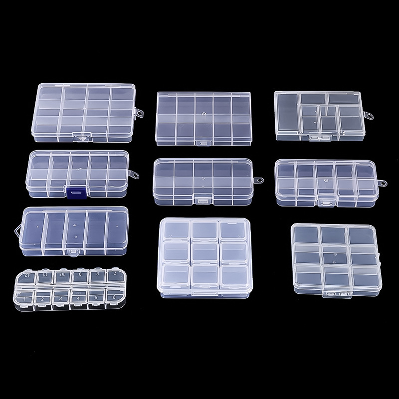 Plastic Box Pp Transparent Fishing Gear Miscellaneous Storage Box Dust-Proof Jewelry Box Nail Art Parts Storage Card Box with Lid Plastic Box Pp Transparent Fishing Gear Miscellaneous Storage Box Dust-Proof Jewelry Box Nail Art Parts Storage Card Box with Lid
