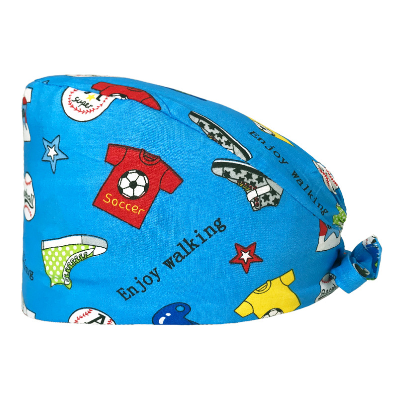 Nuevo Gorro de Enfermera para UCI con Lindos Estampados, Algodón Puro, Gorro de Cocina, Odontología, Belleza y Medicina, Unisex, en Existencia.