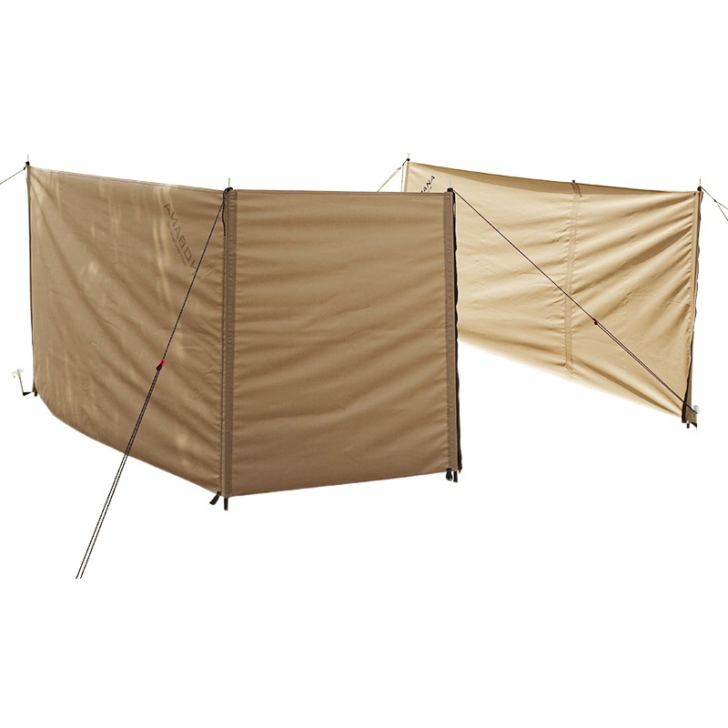 Outdoor Windshield Canopy Camping Large Windshield Spliced Enclosure Camping Curtain Self-driving Travel Windproof Cloth
