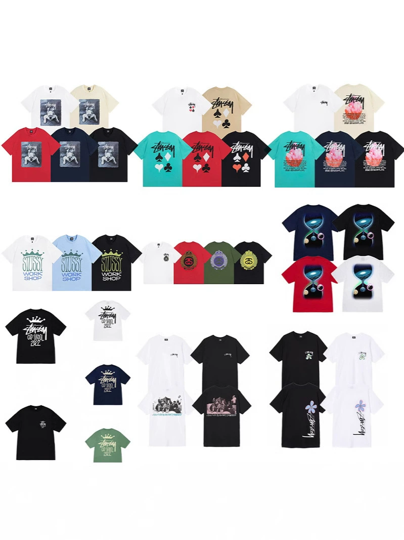 (Cross-border trading), cotton T-shirt for men and women, couple clothing for students, with short sleeve, loose fit, for beloved
